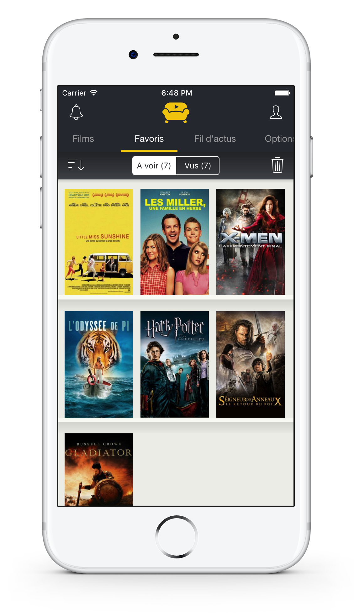 Screenshot of Movidea Movie Finder